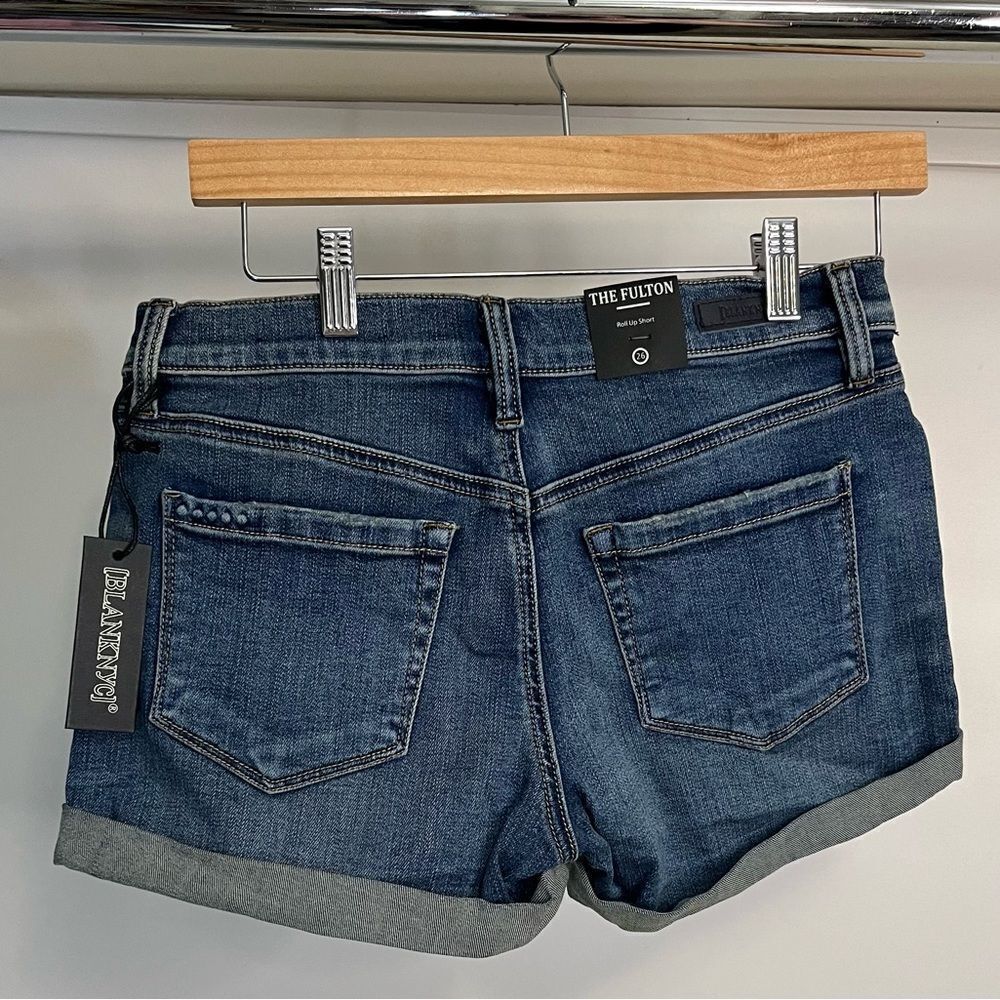 NWT Blank NYC The Fulton Roll Up Short size 26 - Picture 4 of 4